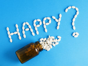 happy-antidepressants-blue-background