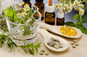 supplements-among-natural-flowers