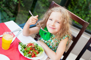 girl-eating-a-salad