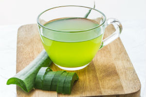 Aloe vera juice is an easy way to enjoy it