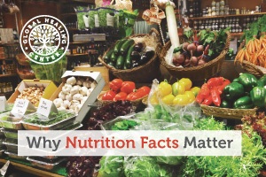 Image of groceries. The Nutrition Facts label provides information to the consumers about the nutrients of food items.