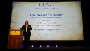 Dr. Edward Group's The Secret to Health presentation at The Truth About Cancer Symposium.