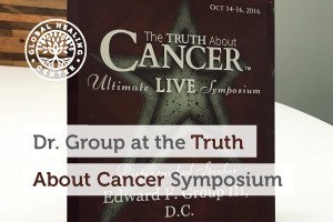 Dr. Edward Group received a Distinguished Presenter award at the Truth About Cancer Symposium.