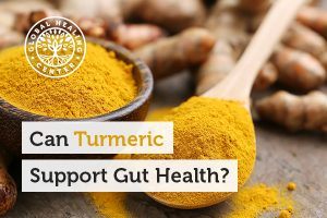 A spoon full of turmeric. Studies show that turmeric can help improve the digestive system.