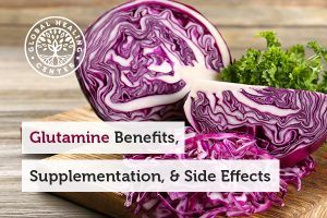 Vegetables, like red cabbage, provide all of the benefits of glutamine.