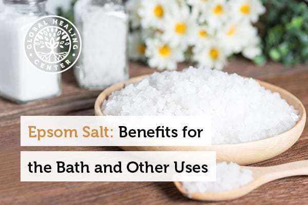 Epsom salt is a natural mineral made of magnesium and sulfate.
