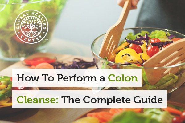 Eating healthy, organic fruits and vegetables can help support a colon cleanse.
