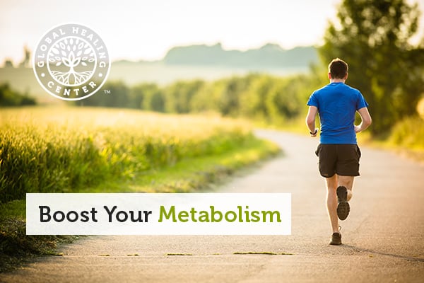 Running helps boost your metabolism.