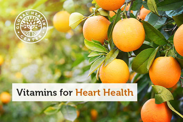 An orange tree. Oranges are high in vitamin C, which is great for heart health.