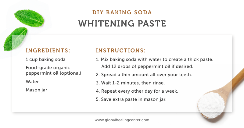 This easy DIY baking soda whitening paste is an effective technique.